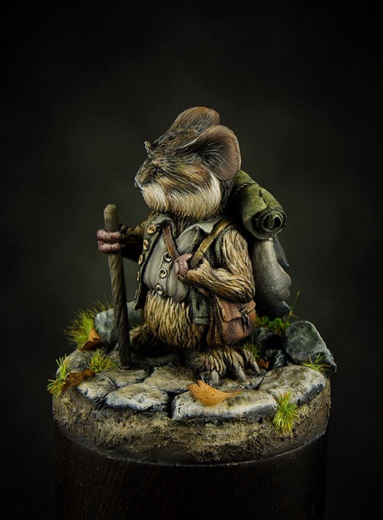 40 mm miniature Tail Brotherhood Samouse The Lord of the Rings resin kit 