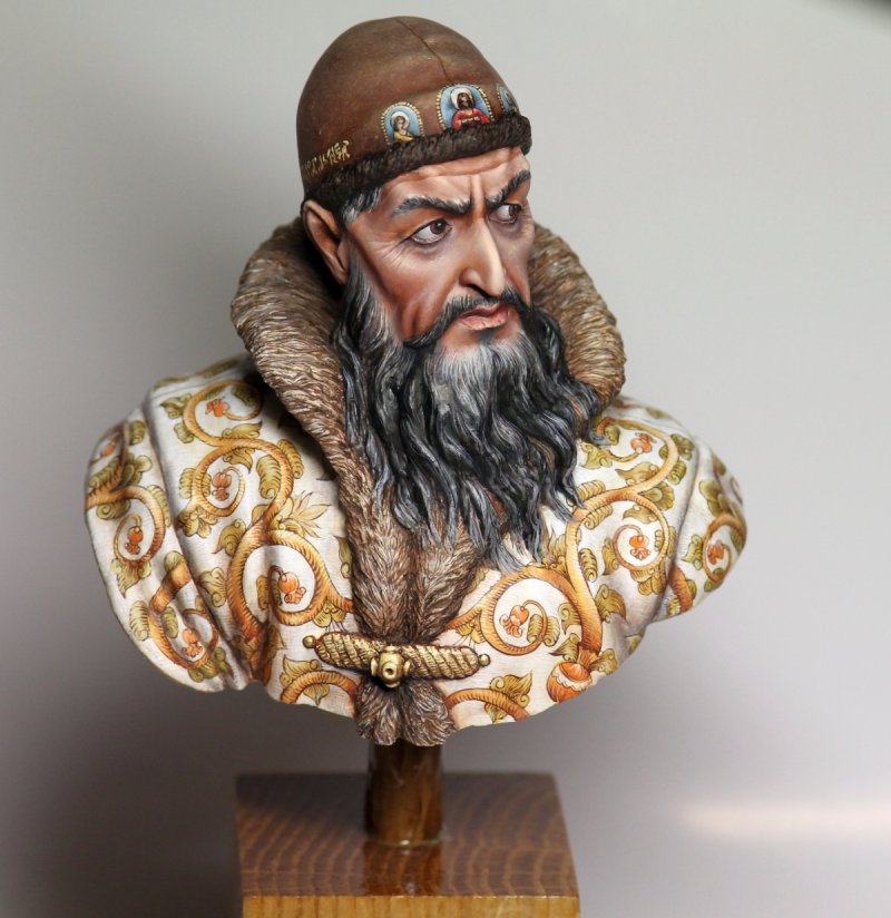 Tsar Ivan IV The Terrible sculpted & painted by me