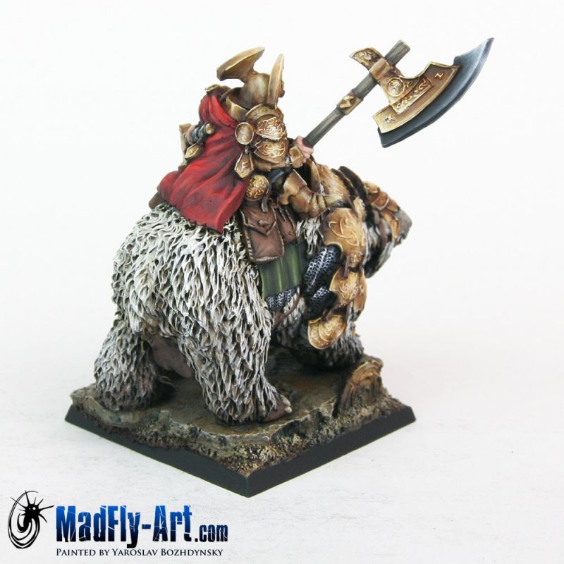 Dwarf General On War Bear