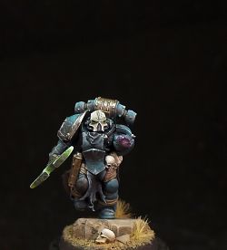 Iron Corpses Sorcerer (Chaos space marine sorcerer)