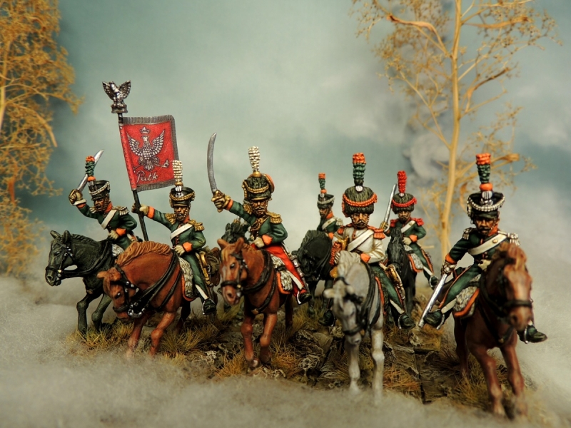 Polish chasseurs a cheval