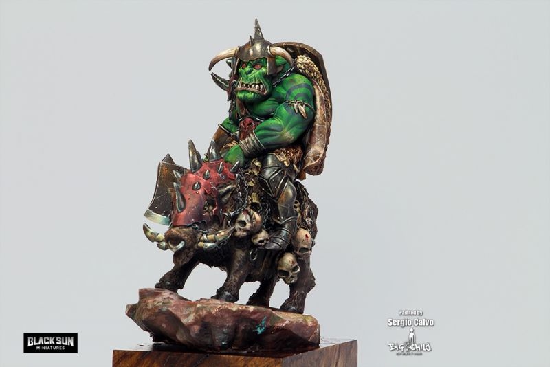 Orc on boar