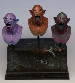 A trio of Orcs - Hera models