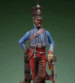 Hussars officer 1st Regiment France 1808