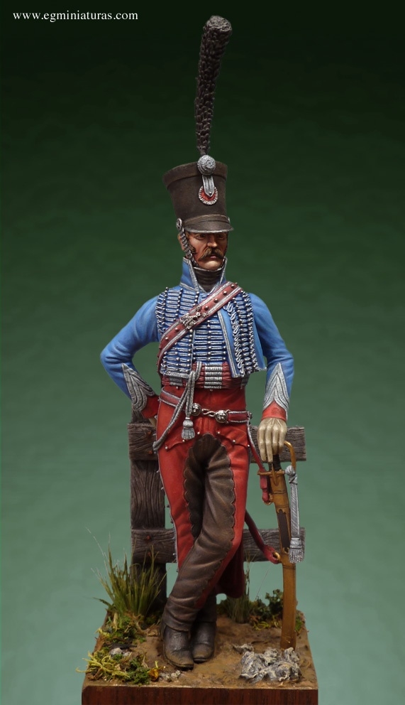 Hussars officer 1st Regiment France 1808