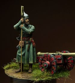 Russian artilleryman, XVI cen.