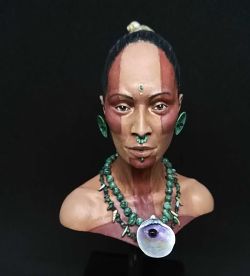 Woman Maya bust