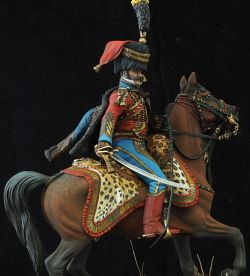 Officier 9e regiment de hussards 1809