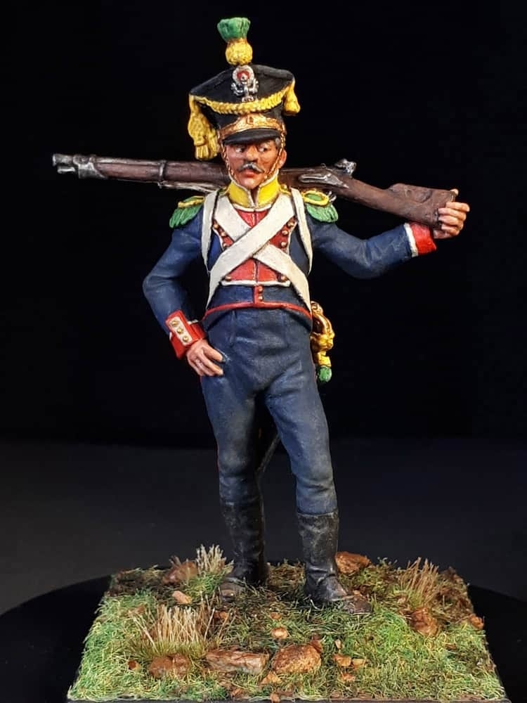 1/32 Fusilier Infantry Regiment of Duchy of Warsaw 1810 Tin toy soldier 54mm 