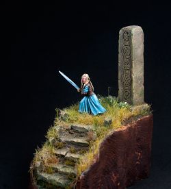Eowyn, maiden of Rohan.