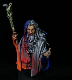 Gandalf the grey with underlight