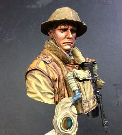 British LEWIS Gunner WWI