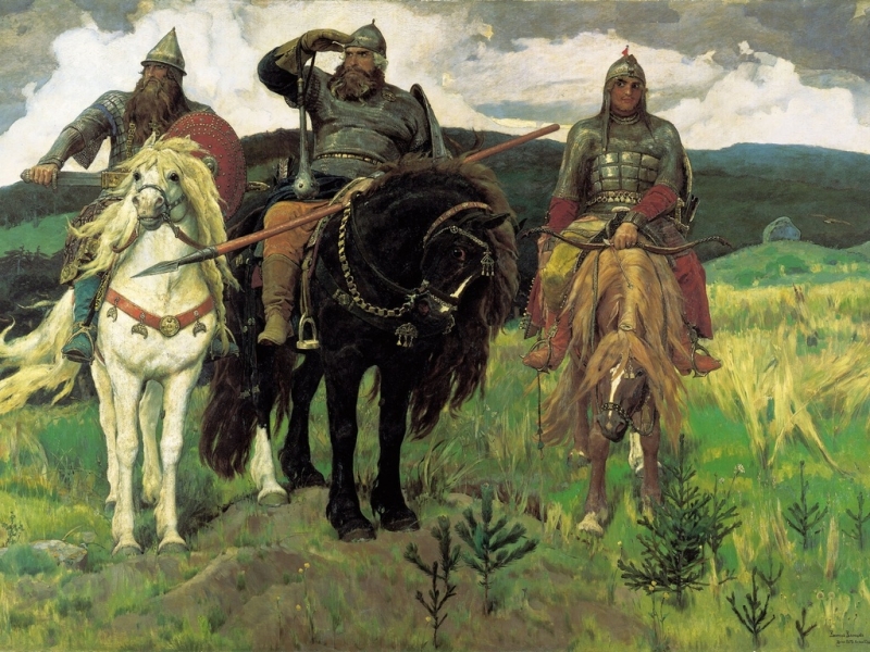 Dobrynia Nikitich, legendary Russian bogatyr (warrior), 90 mm