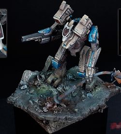 Warwolf BattleMech - 1/285 scale