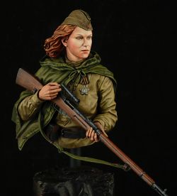 WW2 Russian female sniper