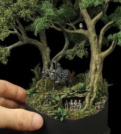 Lord of the Rings Diorama - Hobbits meet Nazgul - 1/72