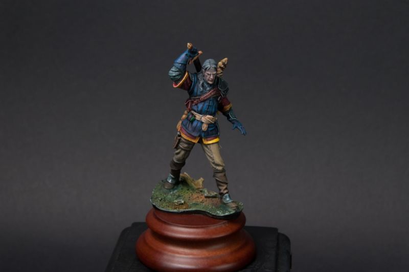 andrea miniatures white wolf - 54mm
