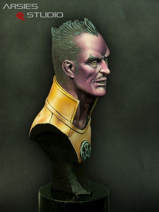Sinestro, the Yellow Lantern (Anonymous bust)