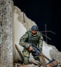 Ukrainian ATO Soldier. 2015 year.