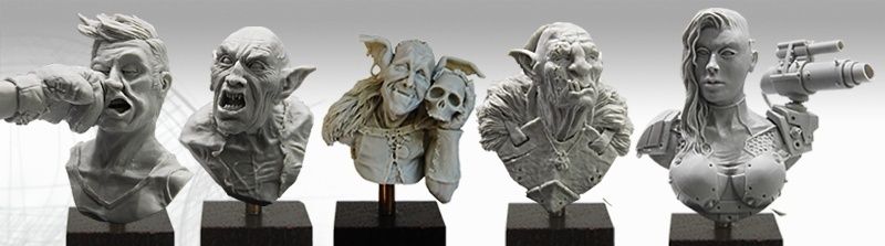 The bust collection_Michael Kontraros Collectibles