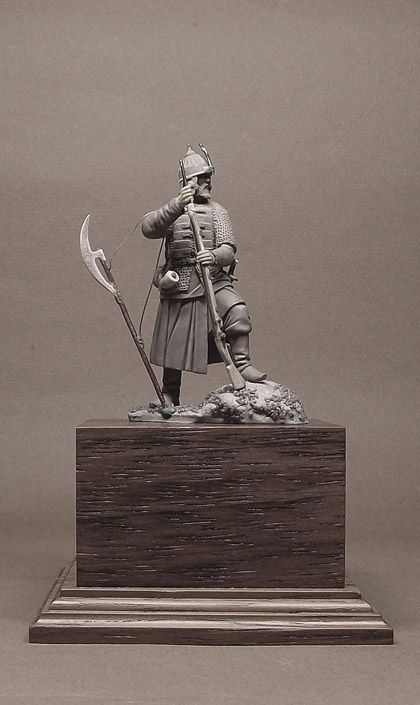 Russian musketeer times of Ivan the Terrible. 54 mm.