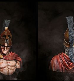 Sparta - Battle of Thermopylae. 480-B.C - Bust 1/10 (2016)