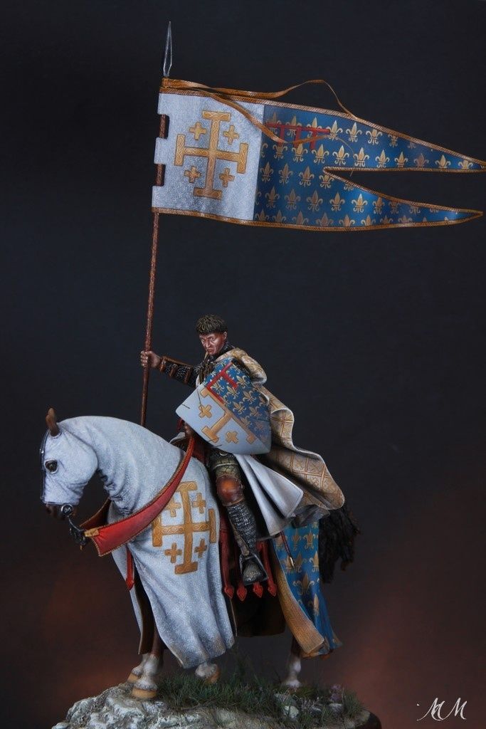 standard bearer Charles 1st d’Anjou Late XIII th C.