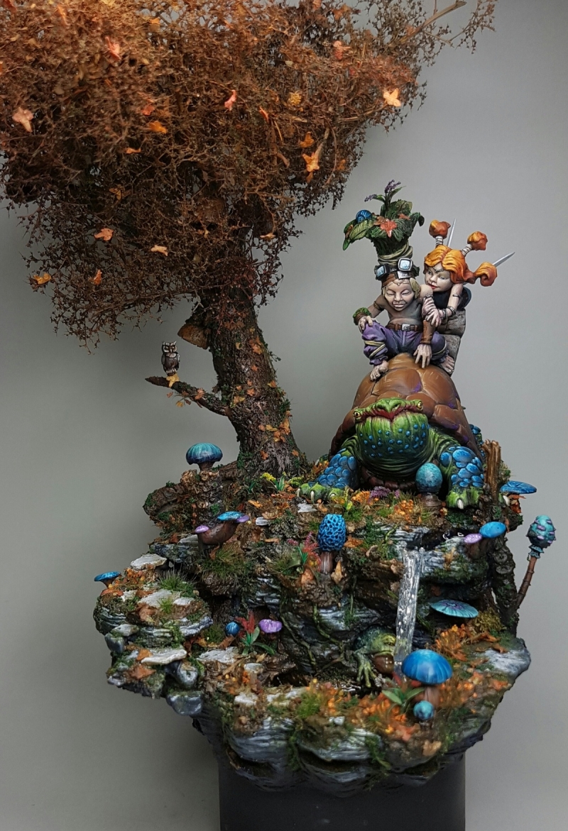 The Enchanted Pool, Sina and the Knight - Aradia Miniatures