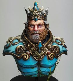 Surt, King of Atlantis - Scale 75 Bust