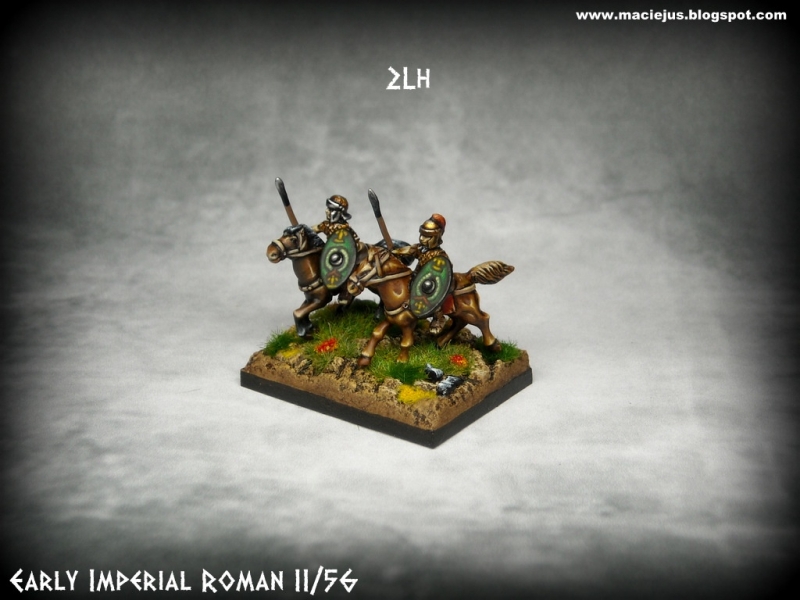 Early Imperia Roman Light Cavalry with Shields