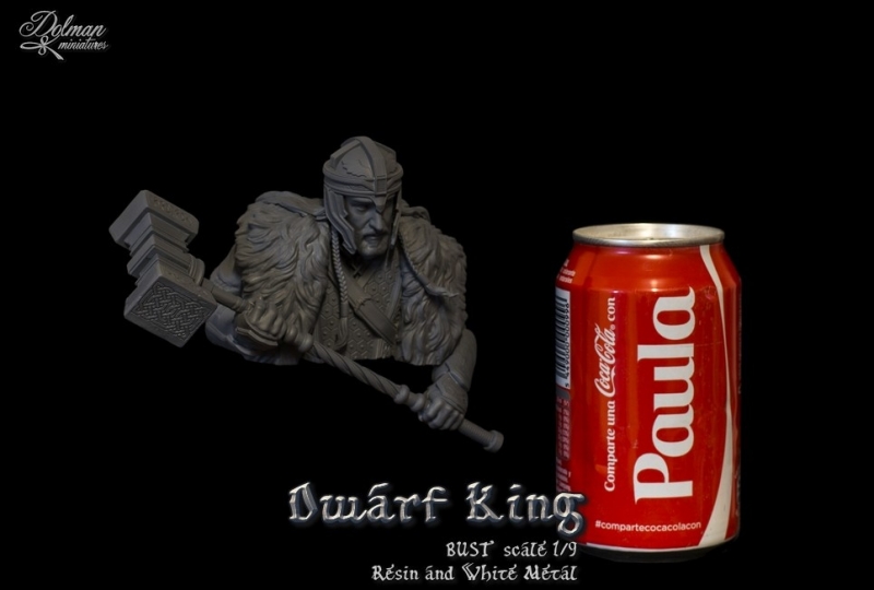 Dwarf  King Bust 1/9 .....Dolman Miniatures