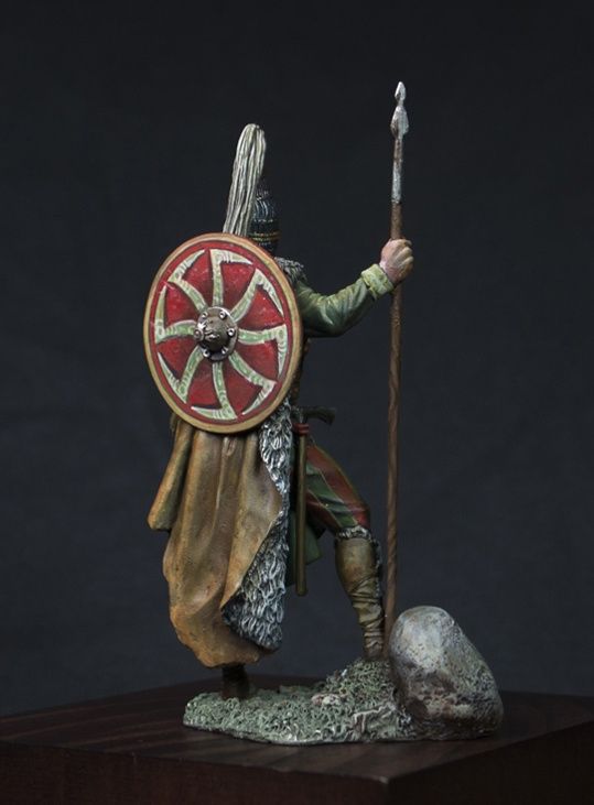 Barbarians Slavic Warrior, VII century A.D.