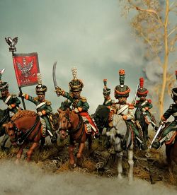 Polish chasseurs a cheval