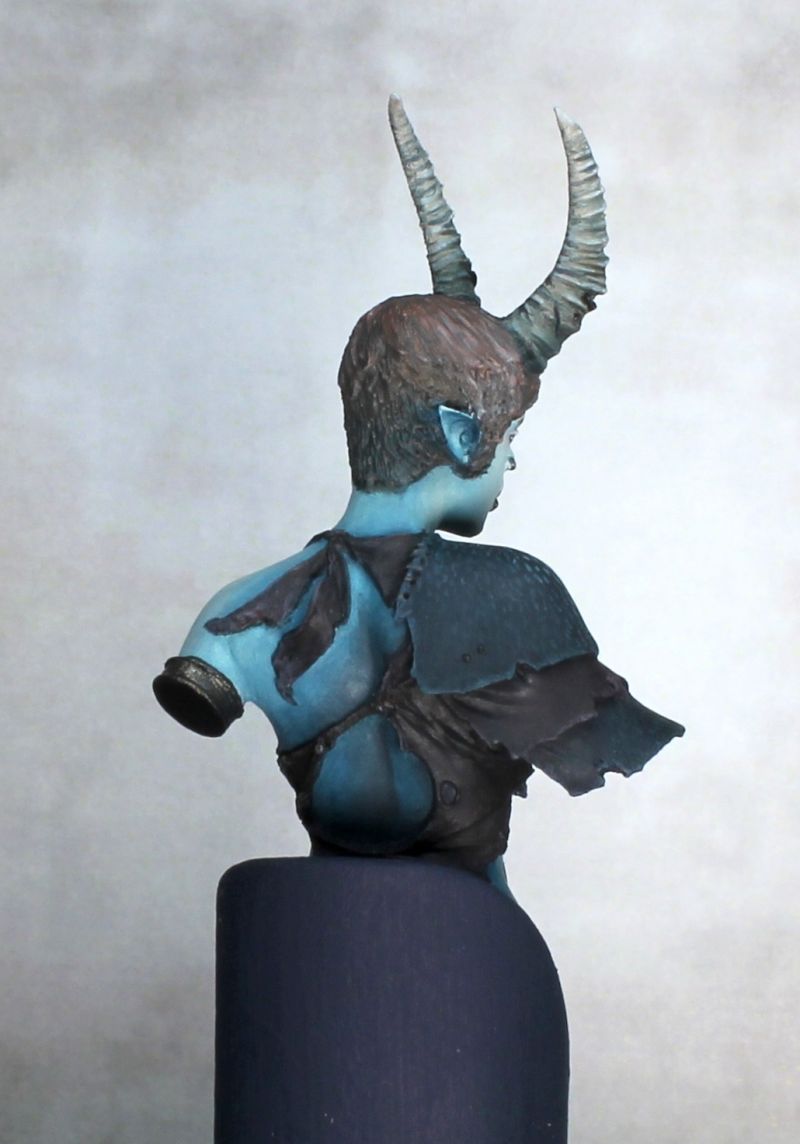 Moonlight Shadow - Faun bust from Origen Art