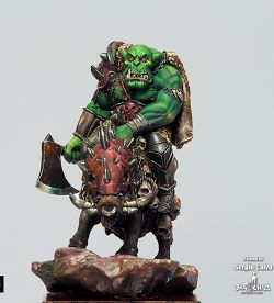 Orc on boar