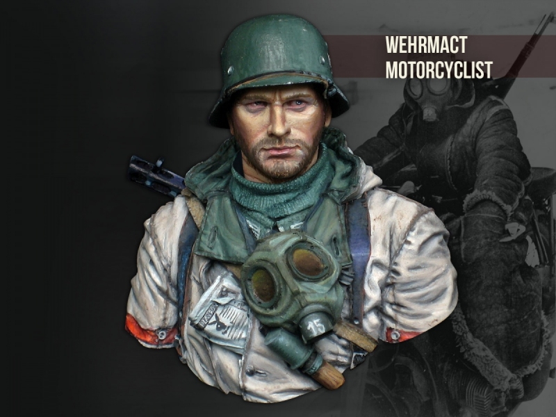 German motorcyclist (Eastern Front 1942)