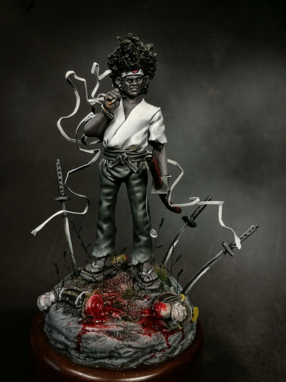 This is Big Haired Samurai converted to Afro Samurai. 