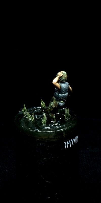 Through the Paddy - 1/72 Vietnam USMC trooper