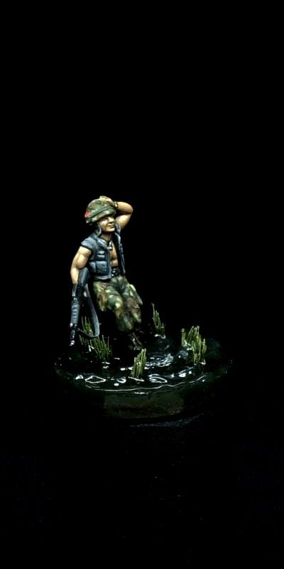 Through the Paddy - 1/72 Vietnam USMC trooper