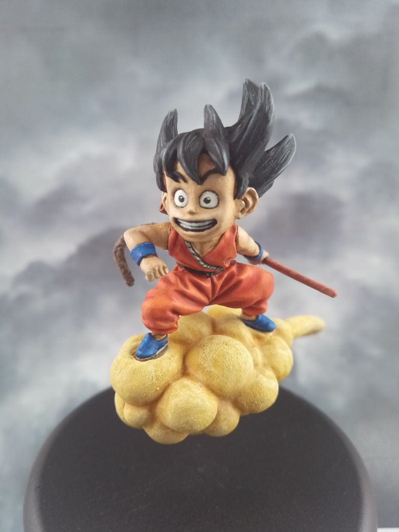 Goku in flying cloud