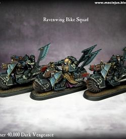 Dark Angels Ravenwing Bike Squad