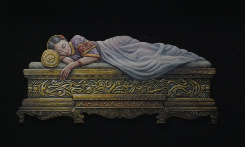 Sleeping Chinese Lady