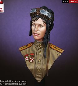 WW2 Soviet Female Tanker