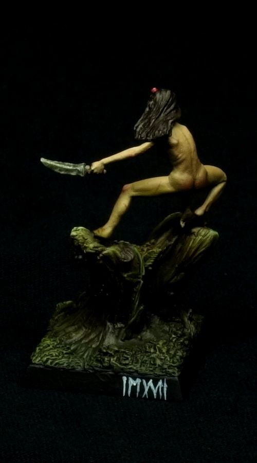 Tamara Bear’s Daughter - Darksword Miniatures Female Nude Study, 28mm