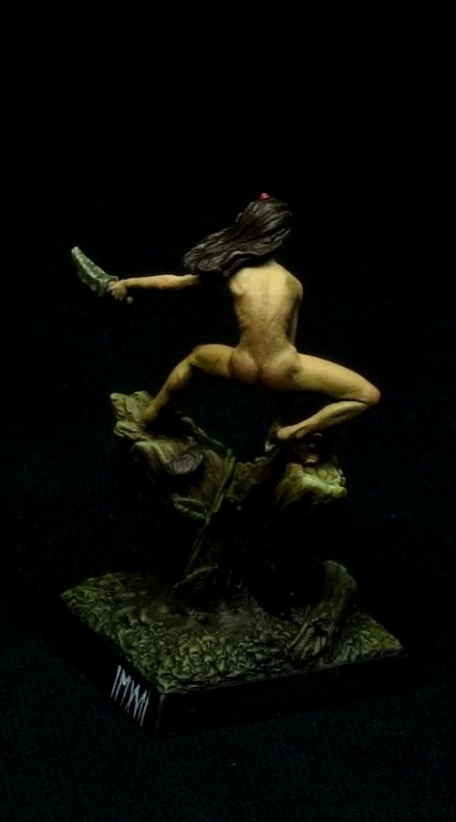 Tamara Bear’s Daughter - Darksword Miniatures Female Nude Study, 28mm