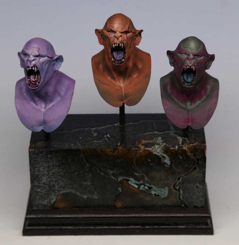 A trio of Orcs - Hera models
