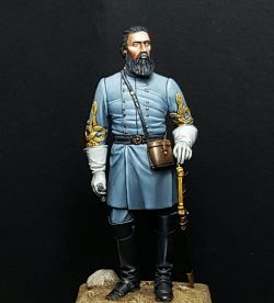 My last work. John Bell Hood. Confederate general in the American civil war. Figurine produced by MM