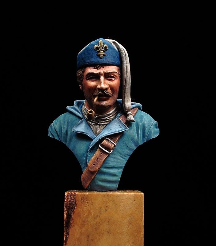 French naval soldier - bust