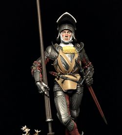 Gothic Knight in Fluted Armour