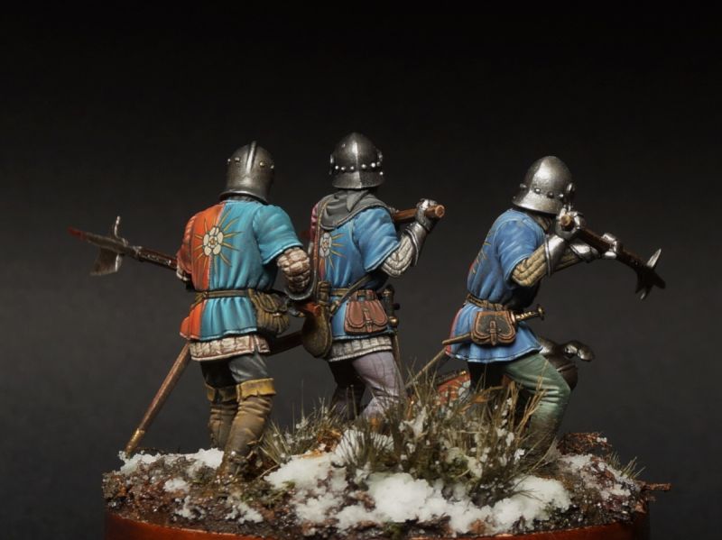 War of the Roses. English infantry